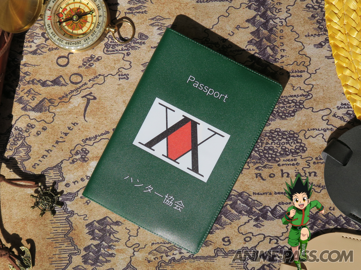 Hunter × Hunter Green Passport Cover