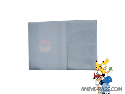 Pokemon Blue Passport Cover from Anime Pass Inside view