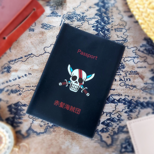 Red Hair Pirates One Piece Passport Cover