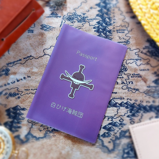 Whitebeard Pirates One Piece Passport Cover