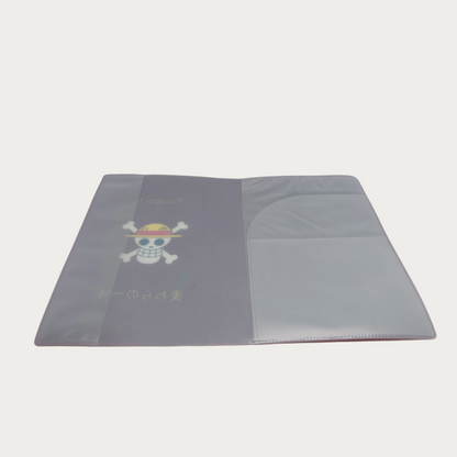 One Piece Straw Hat Pirates Red Passport Cover by anime pass inside view