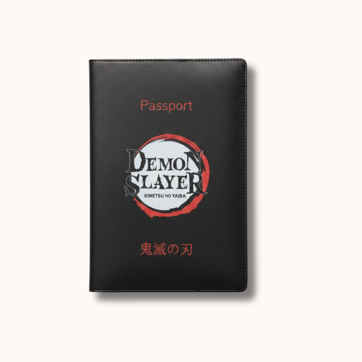 Demon Slayer Schwarzer Passhülle