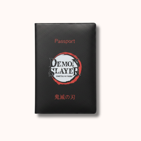 Demon Slayer Schwarzer Passhülle
