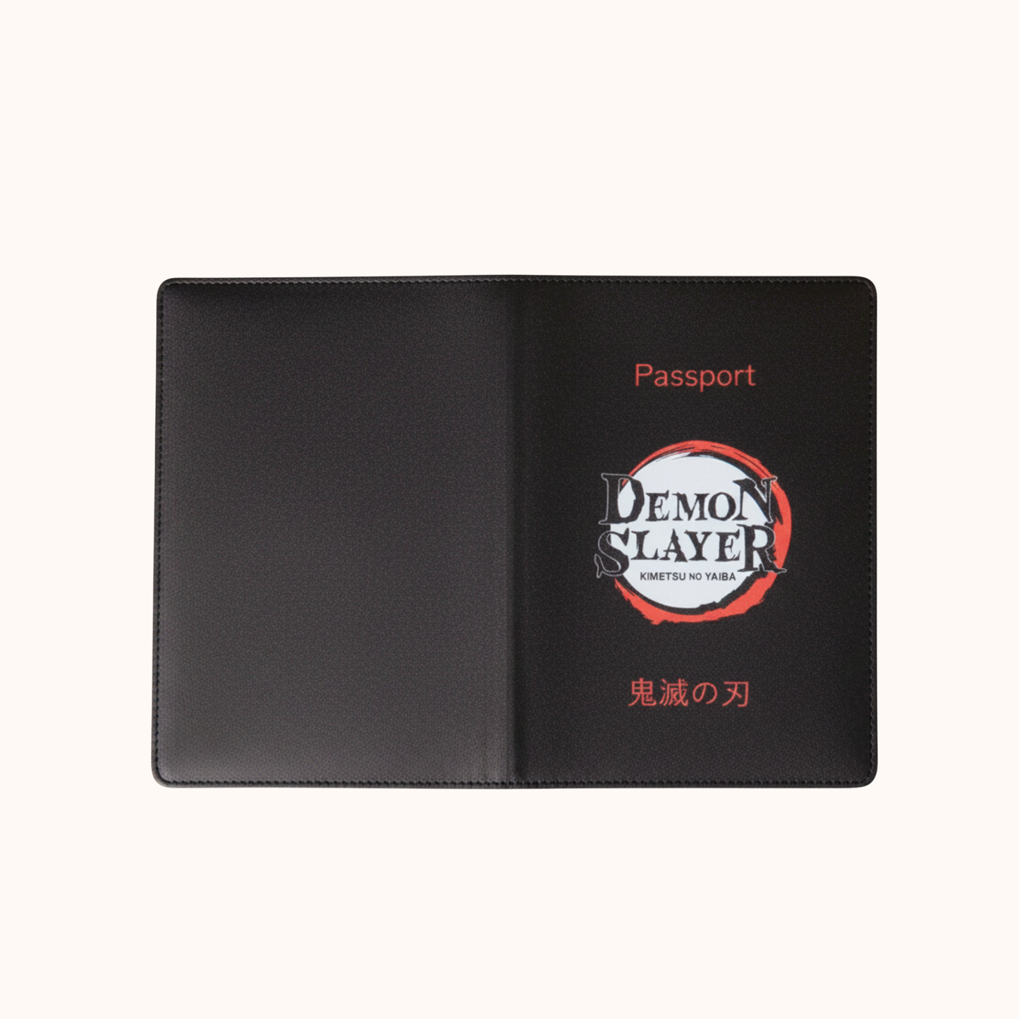 Demon Slayer Black Passport Cover