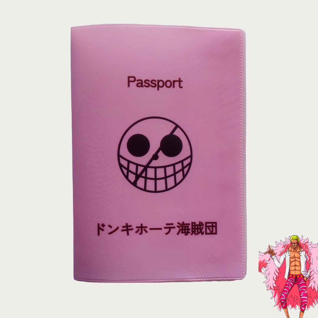 Donquixote Pirates One Piece Passport Cover