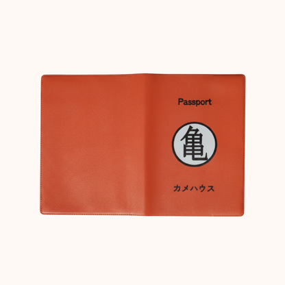 Dragonball Z Kame House Orange Passport Cover