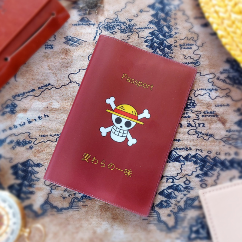 Straw Hat Pirates One Piece Passport Cover