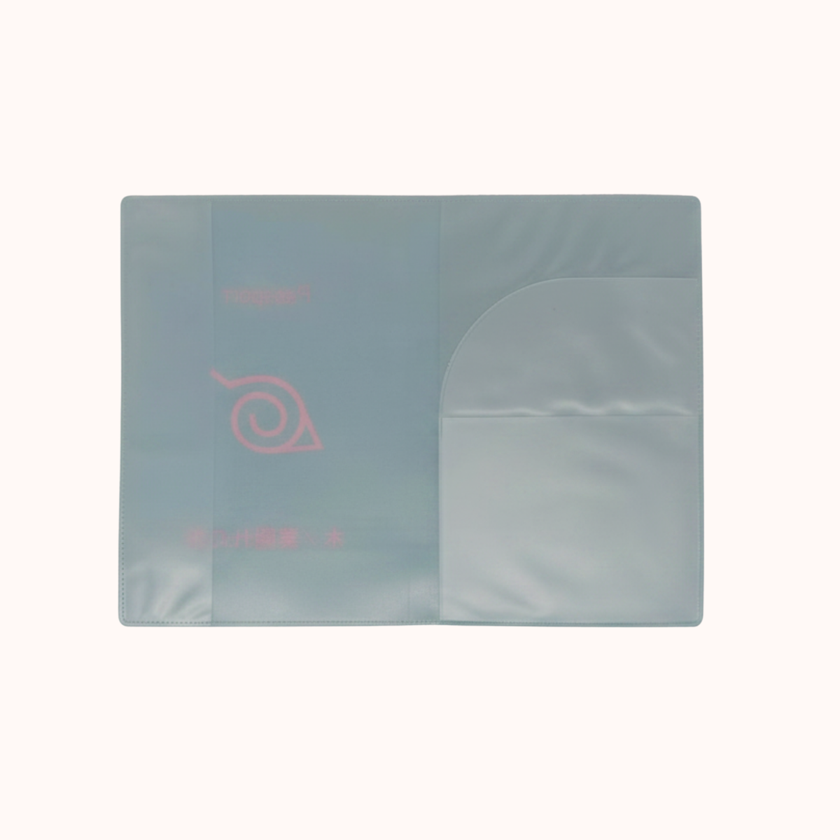 Naruto Konohagakure Reisepasshülle Grün