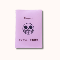 One Piece Donquixote Piraten Pinker Reisepasshülle