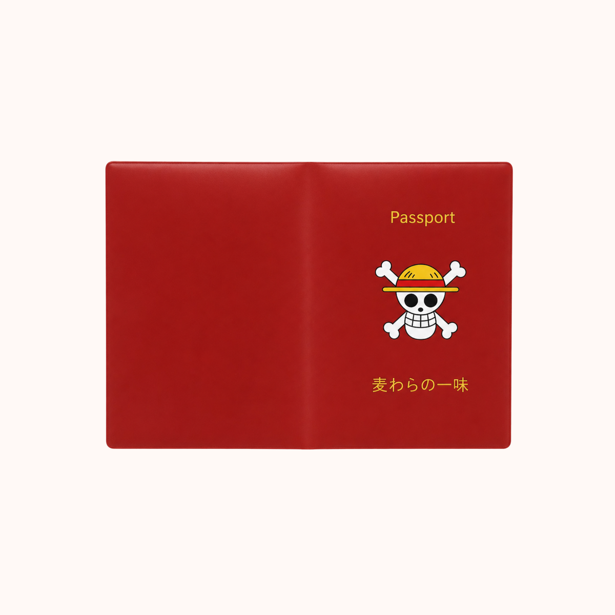 One Piece Strohhutpiraten Rote Passhülle