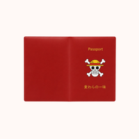 One Piece Strohhutpiraten Rote Passhülle