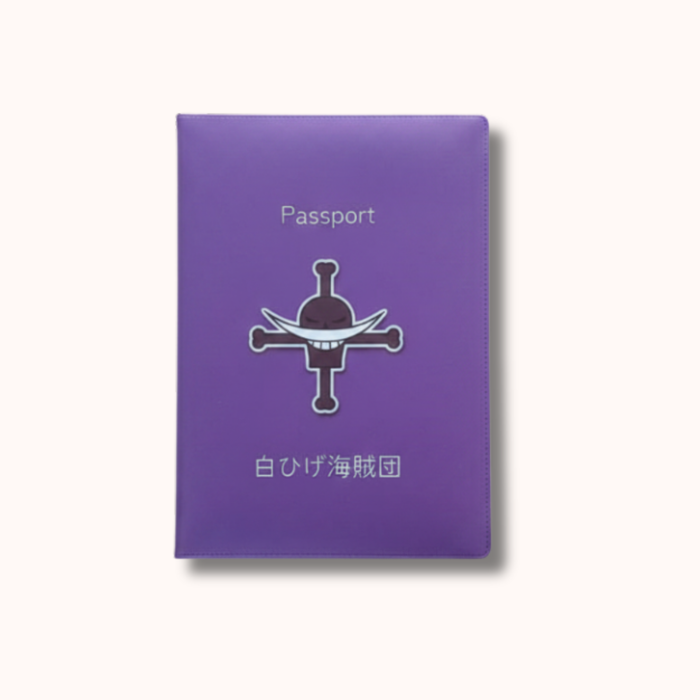 One Piece Whitebeard Pirates Purple Passport Cover