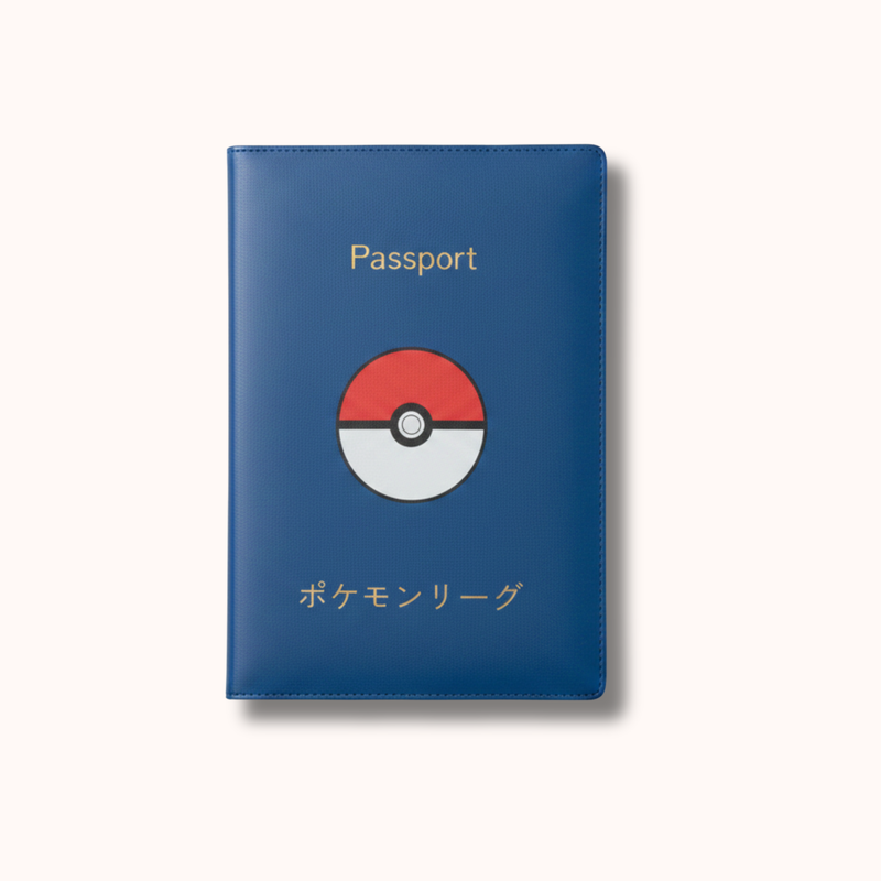 Pokémon Blue Passport Cover