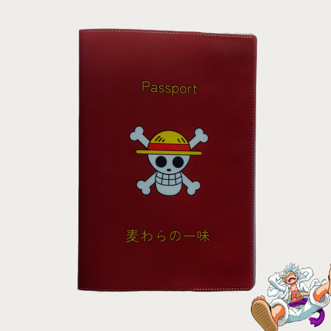 Straw Hat Pirates One Piece Passport Cover