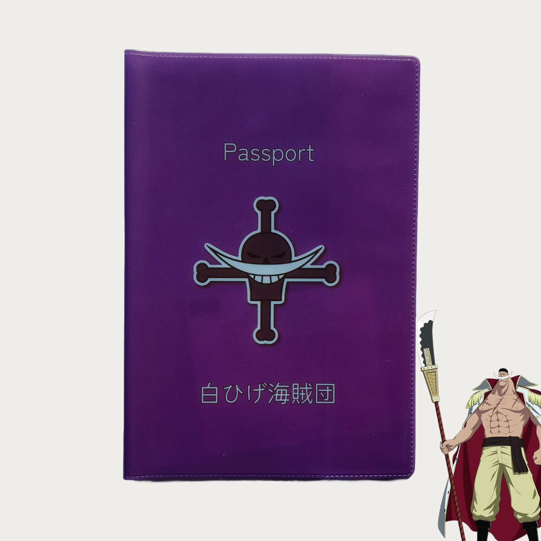 Whitebeard Pirates One Piece Passport Cover