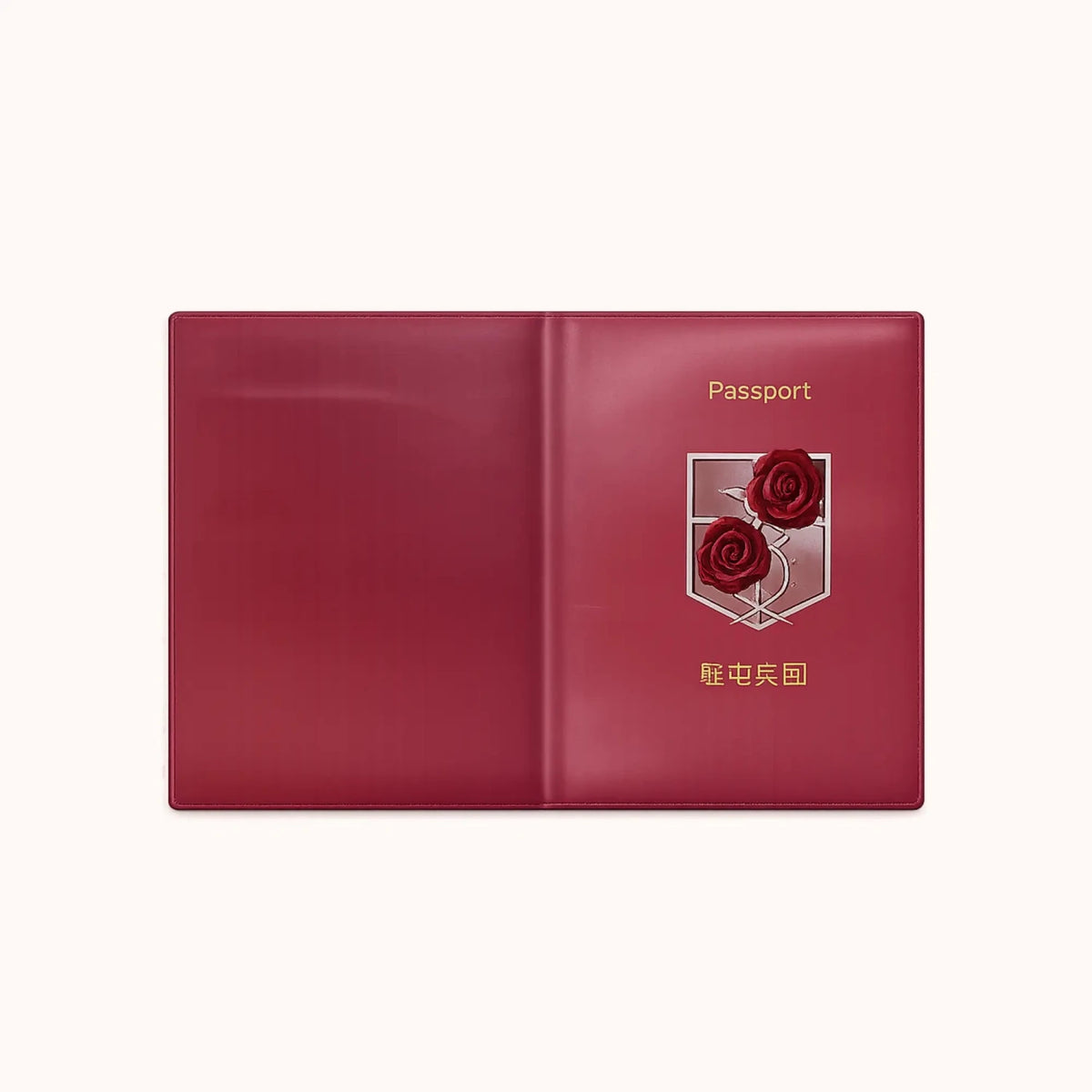 Attack on Titan Garrison Red Passport Cover - Anime-Pass