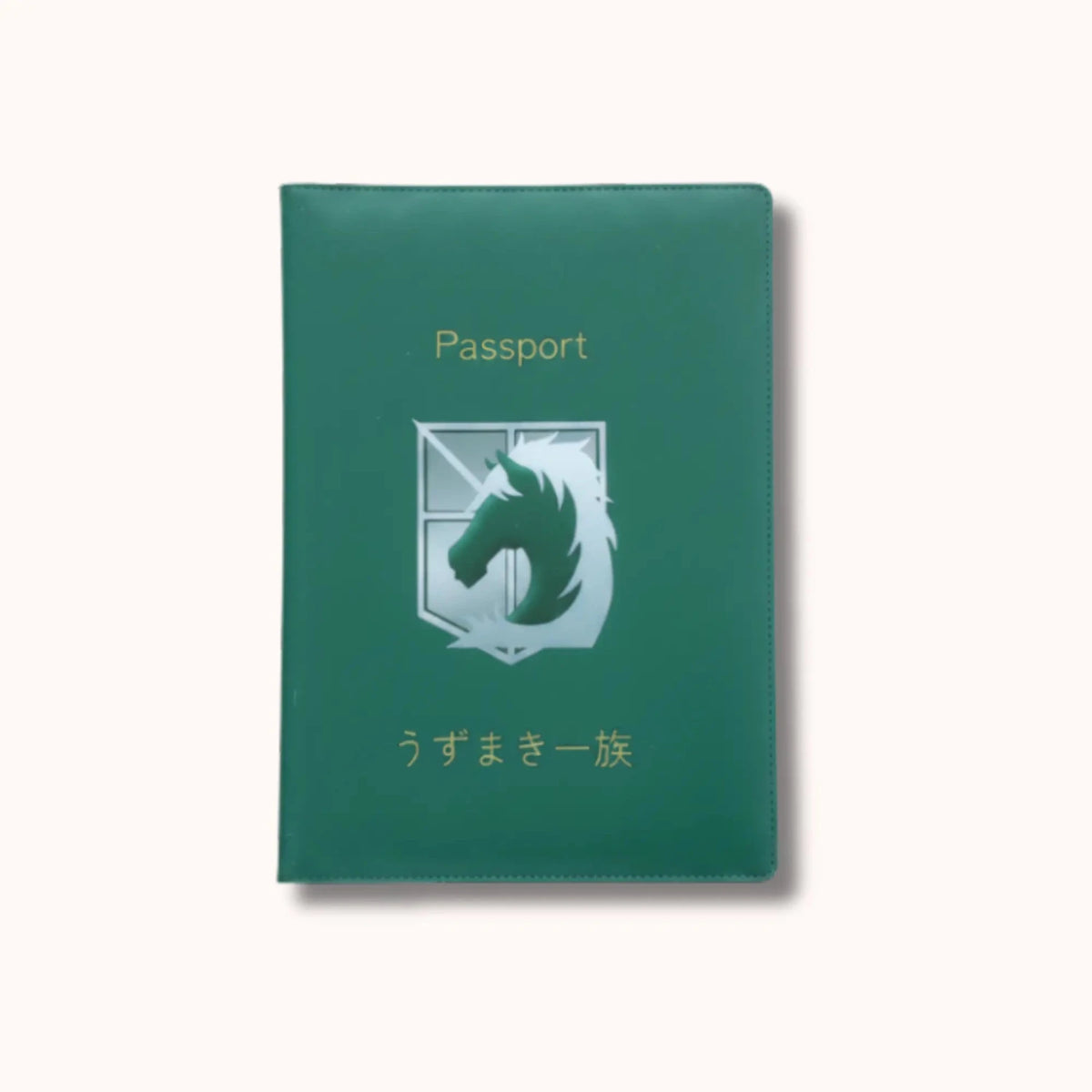 Attack on Titan Military Police Brigade Green Passport Cover - Anime-Pass
