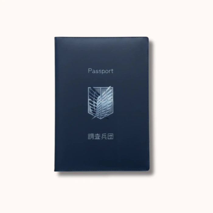 Attack on Titan Survey Corps Blue Passport Cover - Anime-Pass