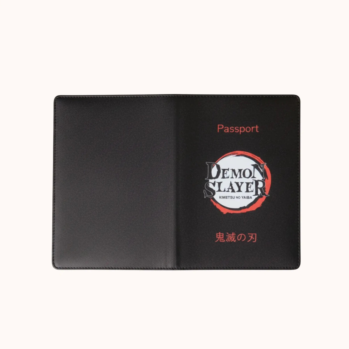 Demon Slayer Black Passport Cover - Anime-Pass