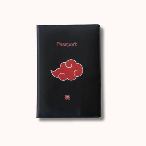 Naruto Akatsuki Black Passport Cover - Anime-Pass
