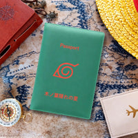 Naruto Konohagakure Green Passport Cover - Anime-Pass