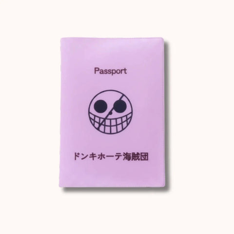 One Piece Donquixote Pirates Pink Passport Cover - Anime-Pass