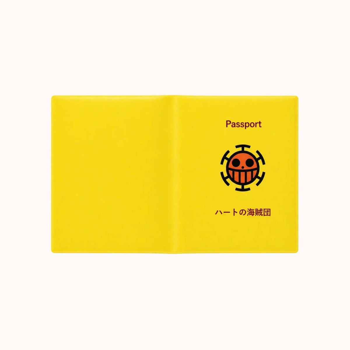 One Piece Heart Pirates Yellow Passport Cover - Anime-Pass