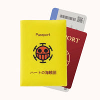 One Piece Heart Pirates Yellow Passport Cover - Anime-Pass
