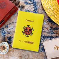 One Piece Heart Pirates Yellow Passport Cover - Anime-Pass