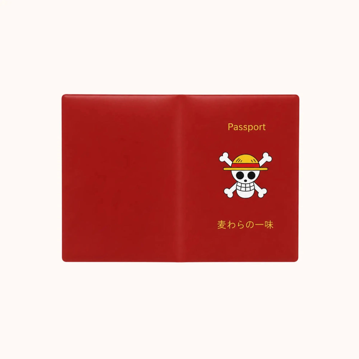 One Piece Straw Hat Pirates Red Passport Cover - Anime-Pass