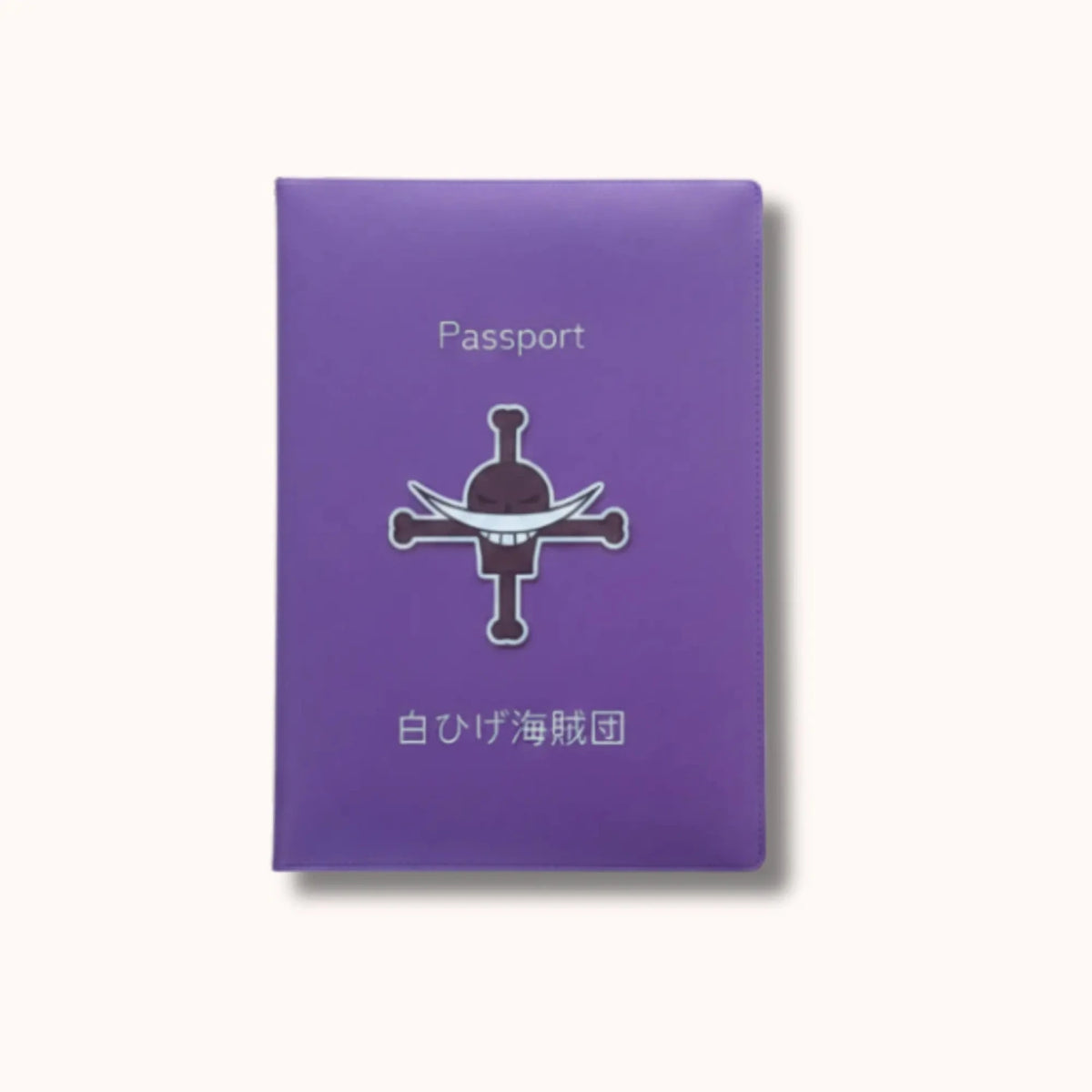 One Piece Whitebeard Pirates Purple Passport Cover - Anime-Pass
